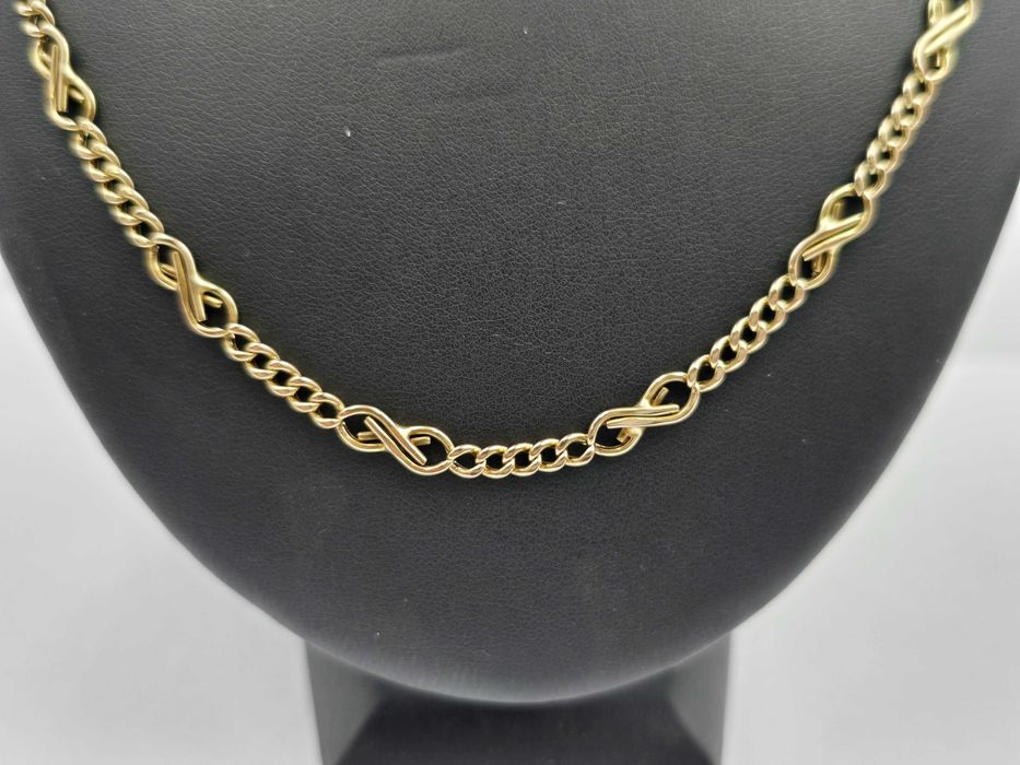 Złoty łańcuszek pr.585 "Pancerka" pr. 585 14k |PLUS LOMBARD Kłodzko