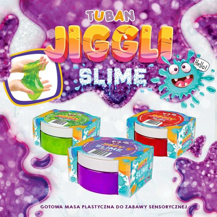 Masa JIGGLY SLIME zapachowa truskawka