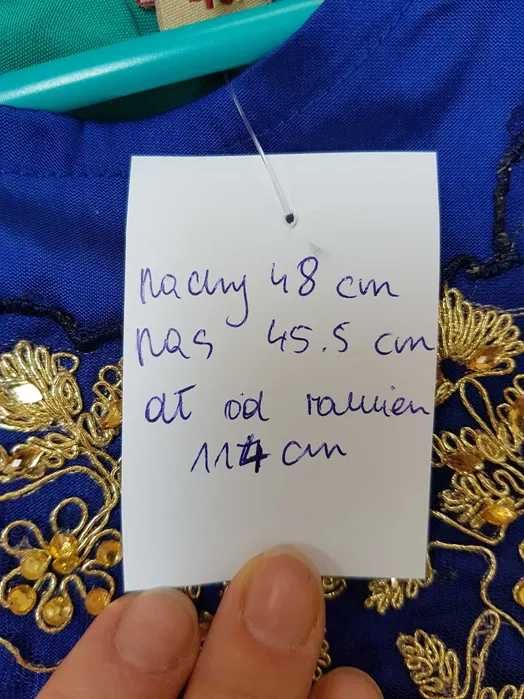 Sukienka przebranie hinduska, orientalna egzotyczna księżniczka AF194