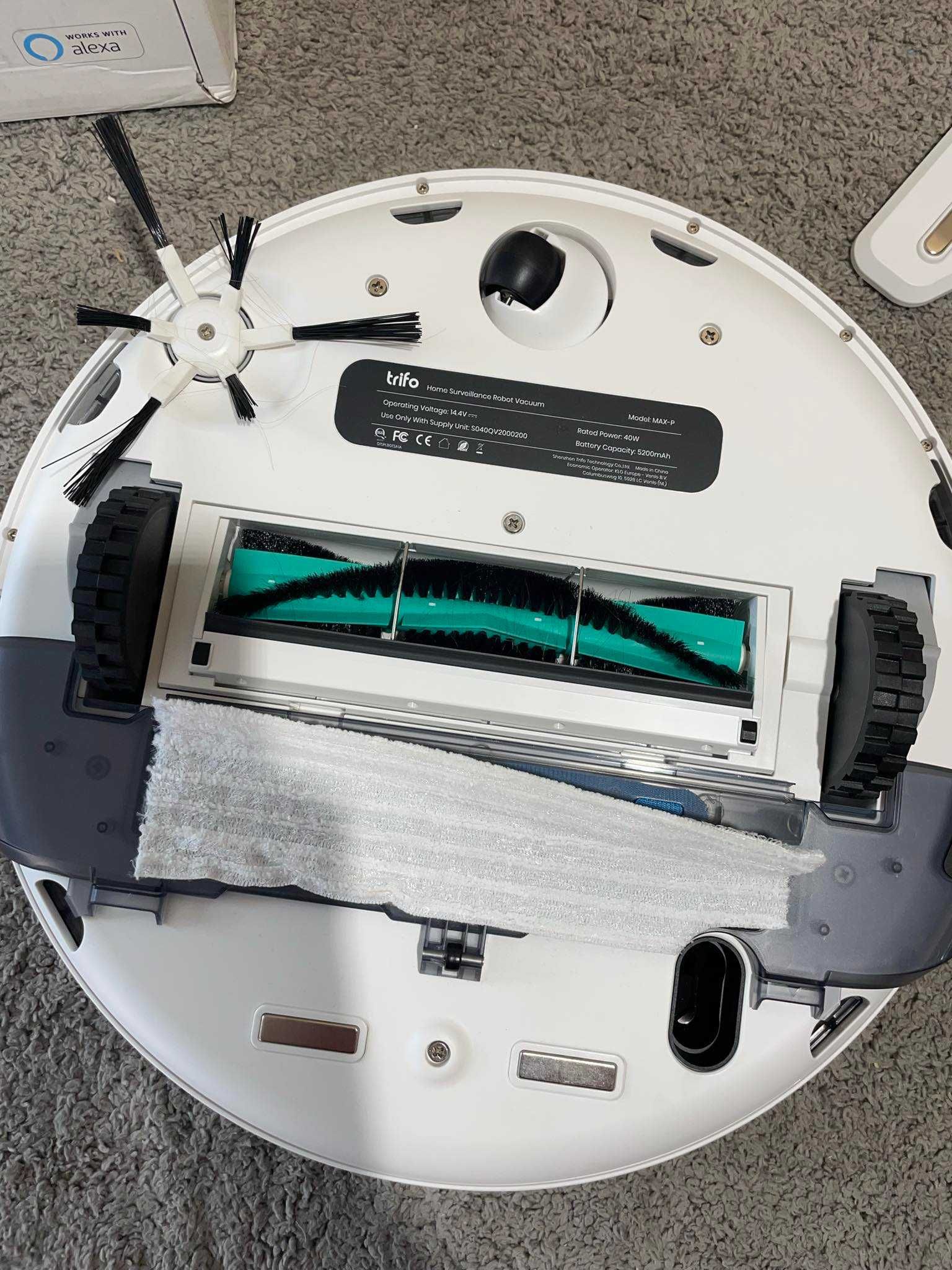 Robot sprzątający Trifo Max biały kamera ALEXA sterowanie aplikacją