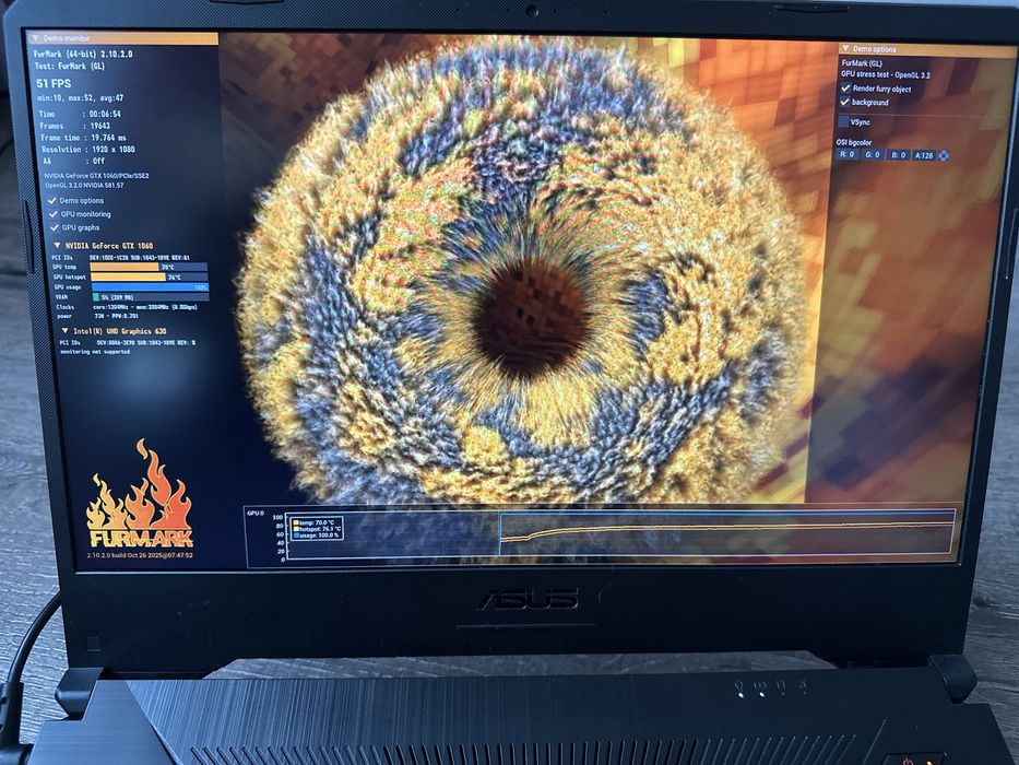 Ноутбук ASUS TUF Gaming FX505G / i7-8750H /16 RAM +GTX 1060,ssd