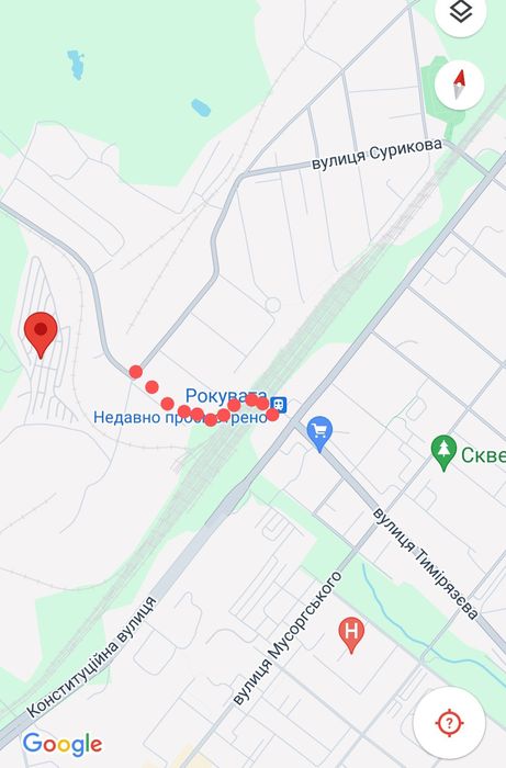 Гараж в районе Роковатая