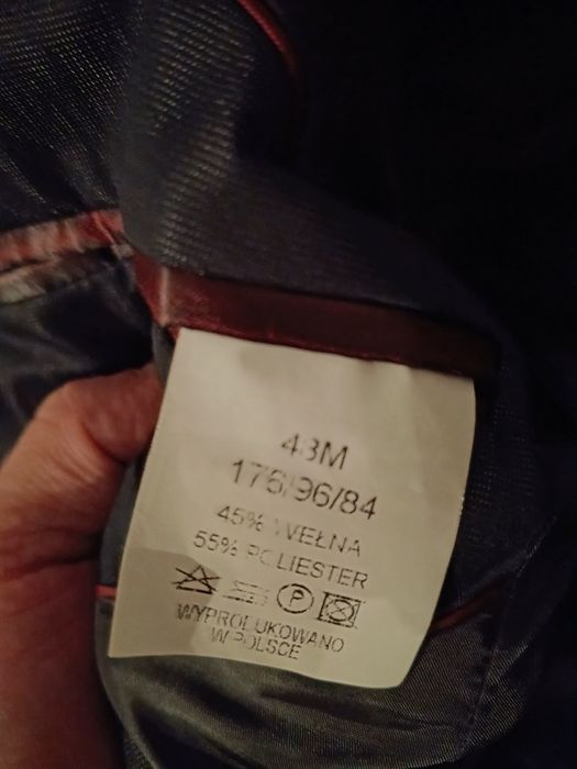 Garnitur męski nowy