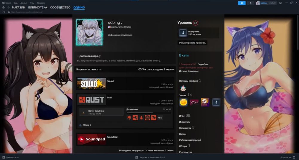 аккаунт стим account steam дуже багато ігор, всього за 650 ГРН! є раст