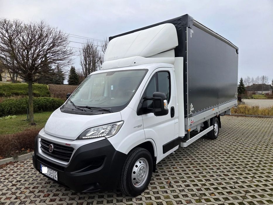 Fiat Ducato  2.3 180km/10 E.Palet/PRZEBIEG 59tyś/Firana/1 Właściciel/Polski salon