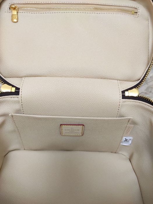 Косметичка Louis Vuitton 1:1, люкс, кожа, канва, косметичка Луи Ви