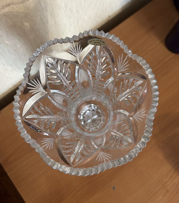 Ваза для цветов. Хрусталь. USSR