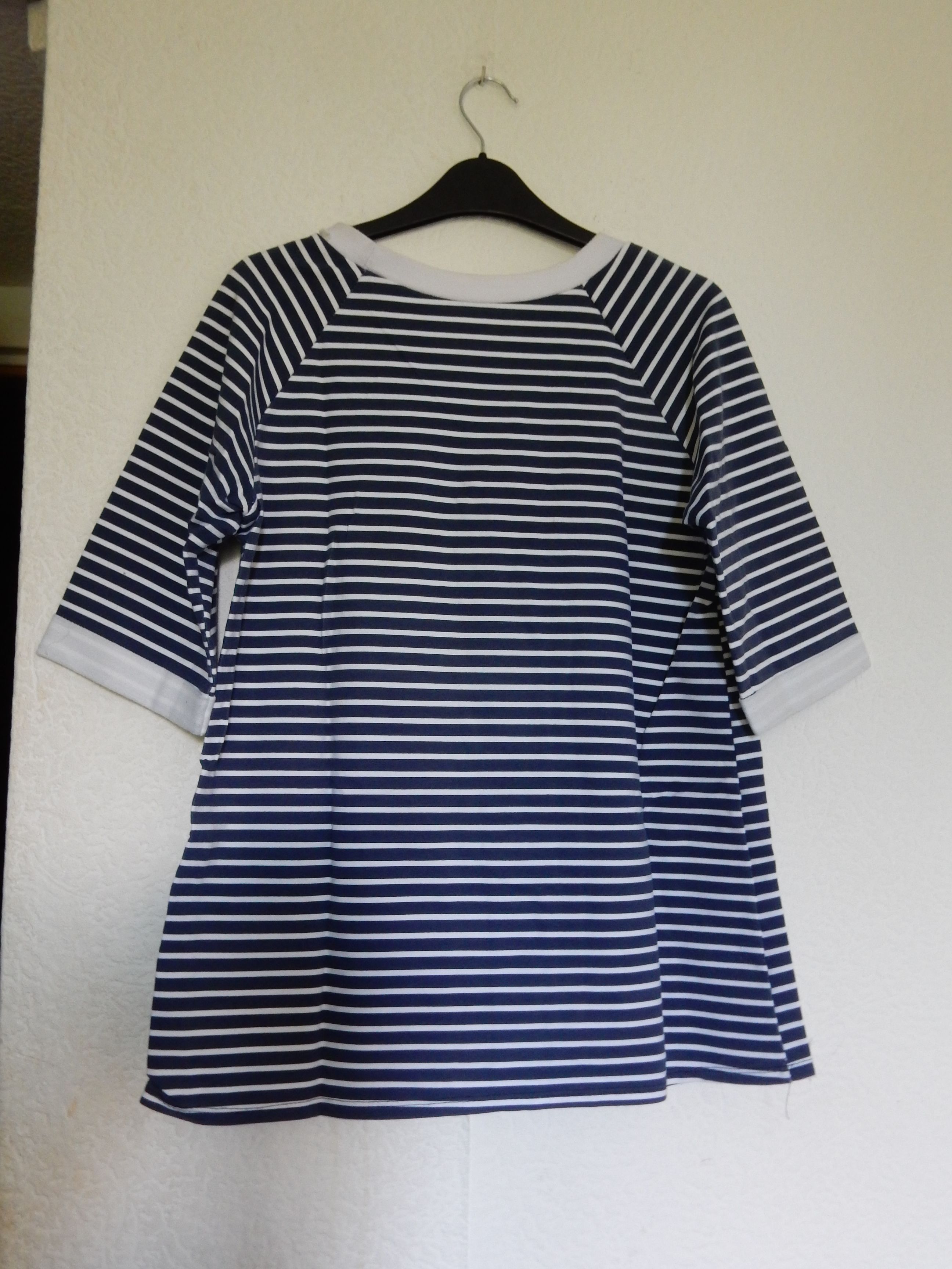 Marylin Monroe bluza w paski krótki rękaw sailor pin up merlin M