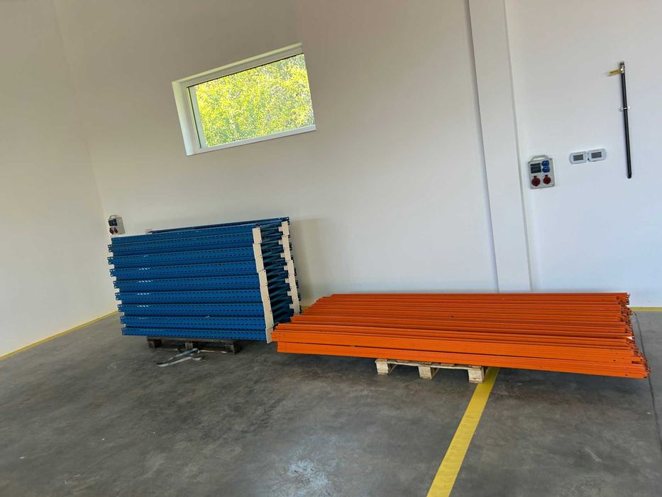 Regał magazynowy półkowy H270cm x 55cm mocny do warsztatu hali garażu