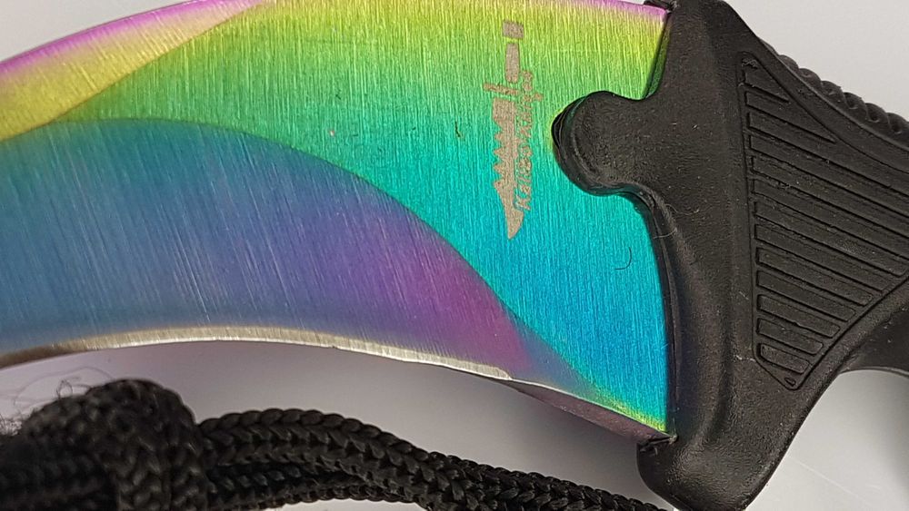 Karambit treningowy CS-GO Rainbow Tęczowy