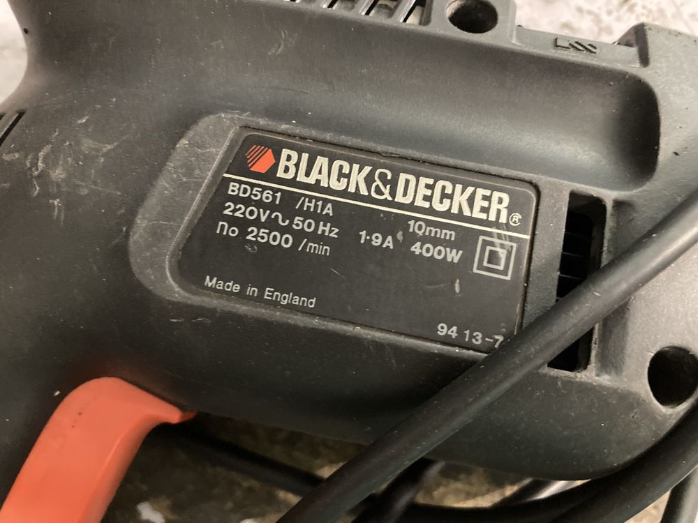 Berbequim black-decker com percussao BD571 400watts
