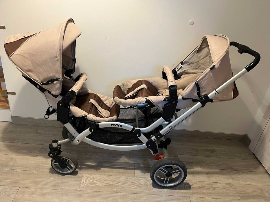 wózek dziecięcy rok po roku podwójny zoom abc design