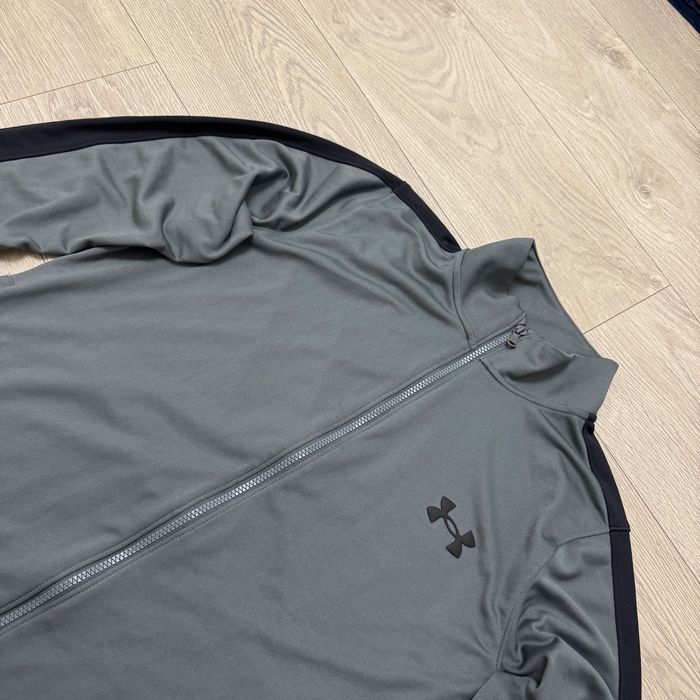 Сіра олімпійка кофта Under Armour з лампасами, розмір L, оригінал