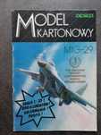 Model kartonowy MIG 29 wydawnictwo DESING