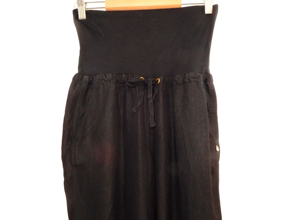 Spodnie casual ze ściągaczem czarne alladynki Cream 34 XS