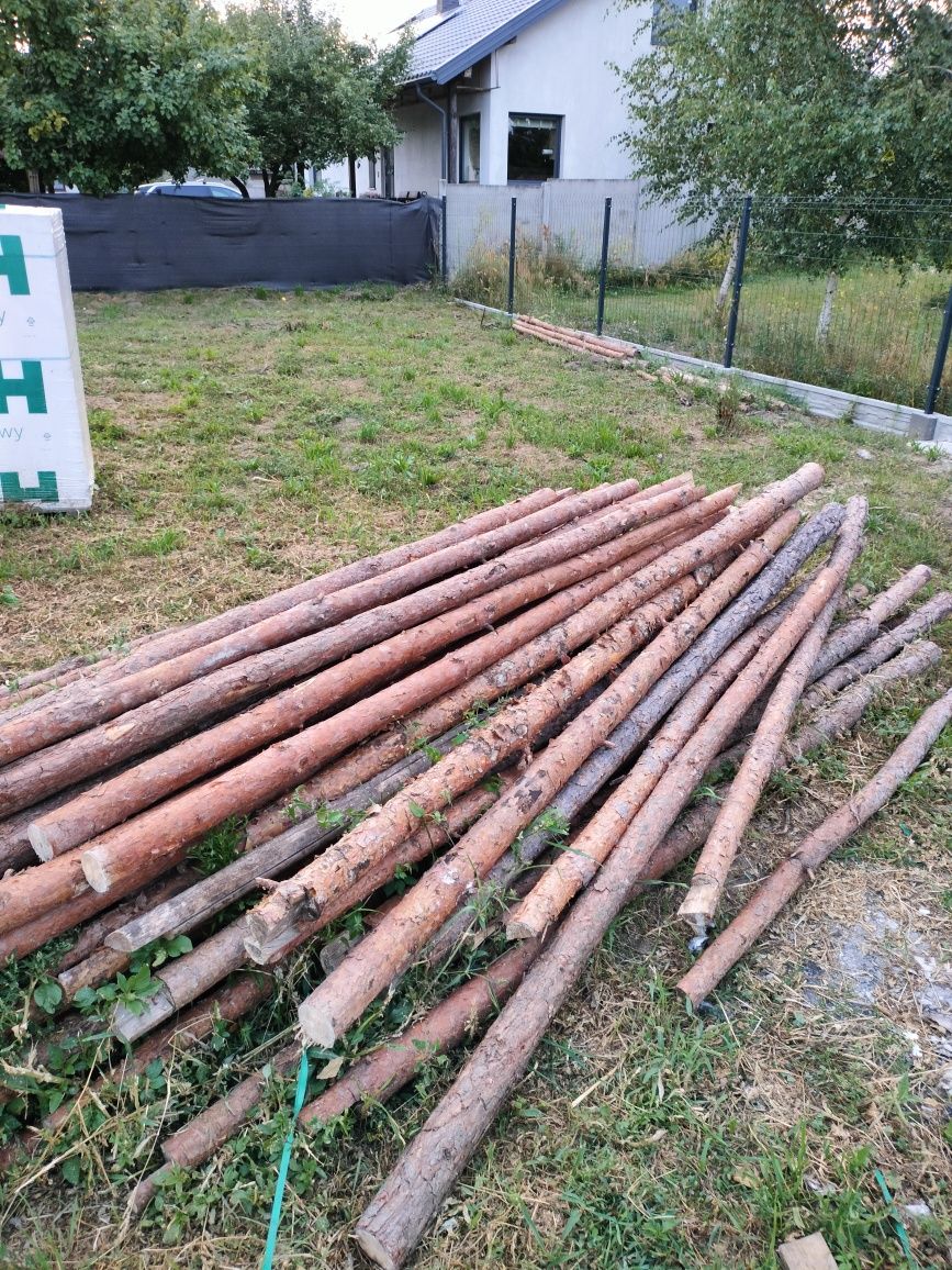 Stemple budowlane( około 230 sztuk) , super stan , długie i krótsze