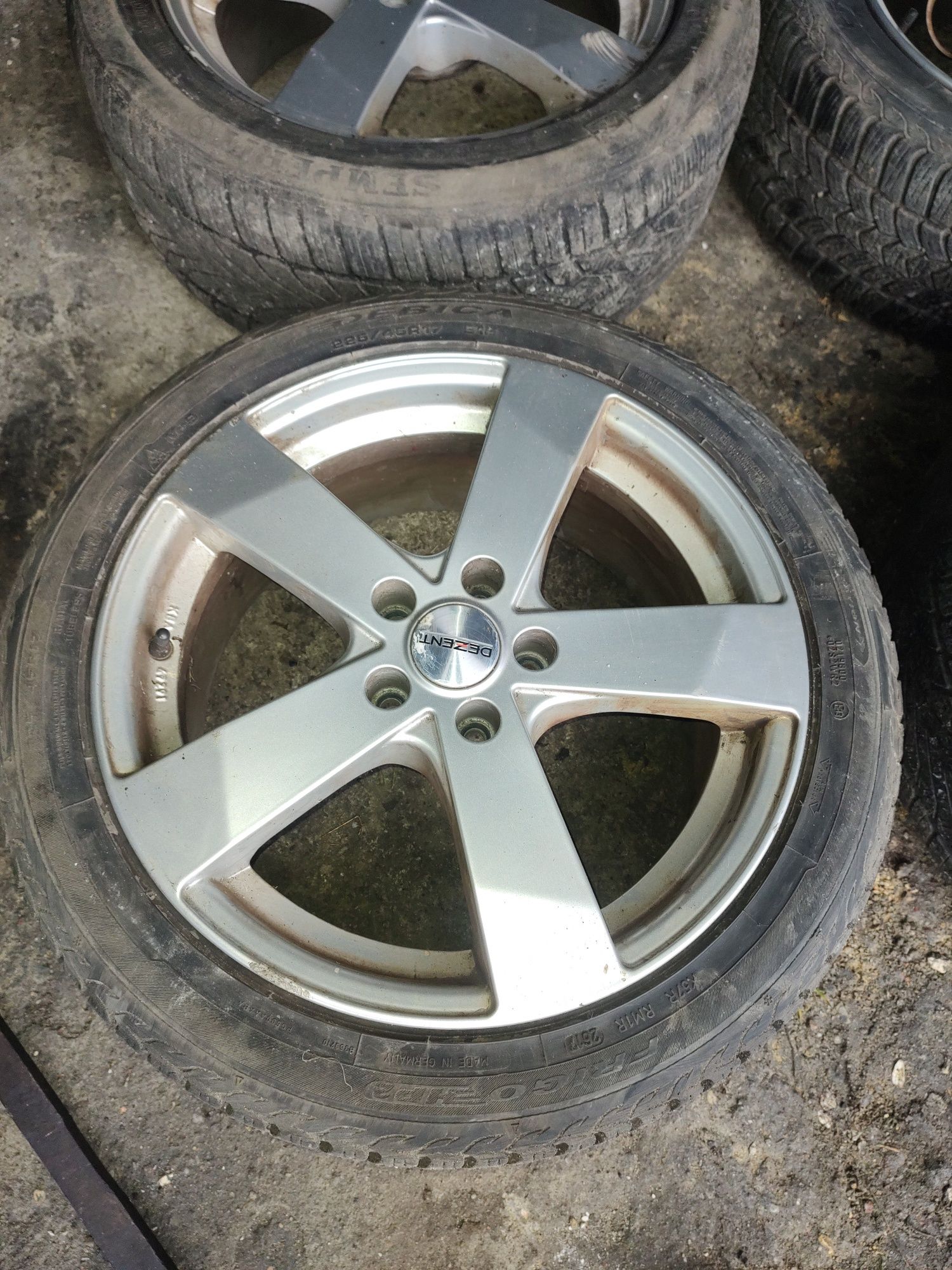 Alufelgi R17 5x108 peugeot ford Volvo opony letnie 215/55