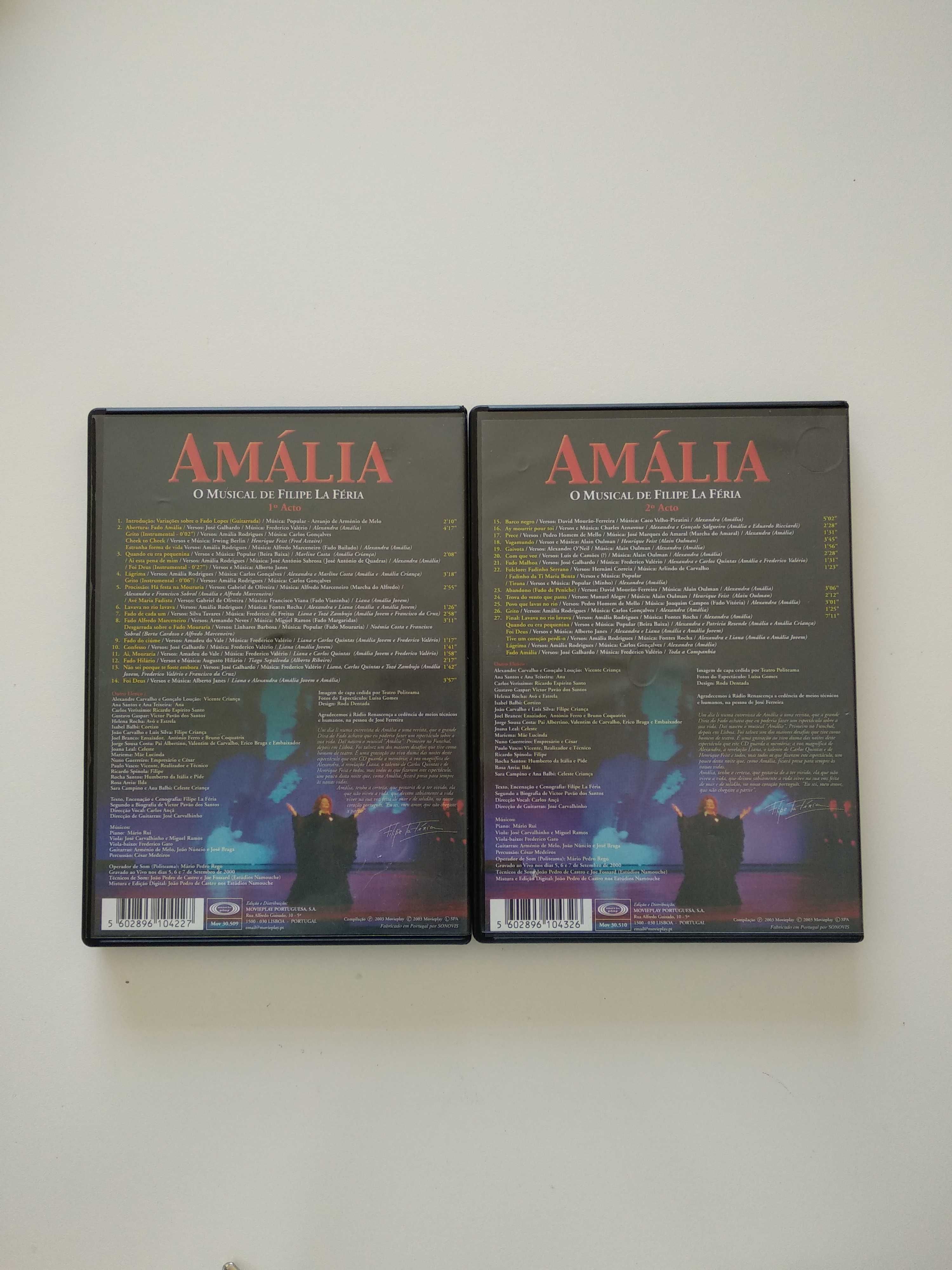 CD Áudio do Musical Amália