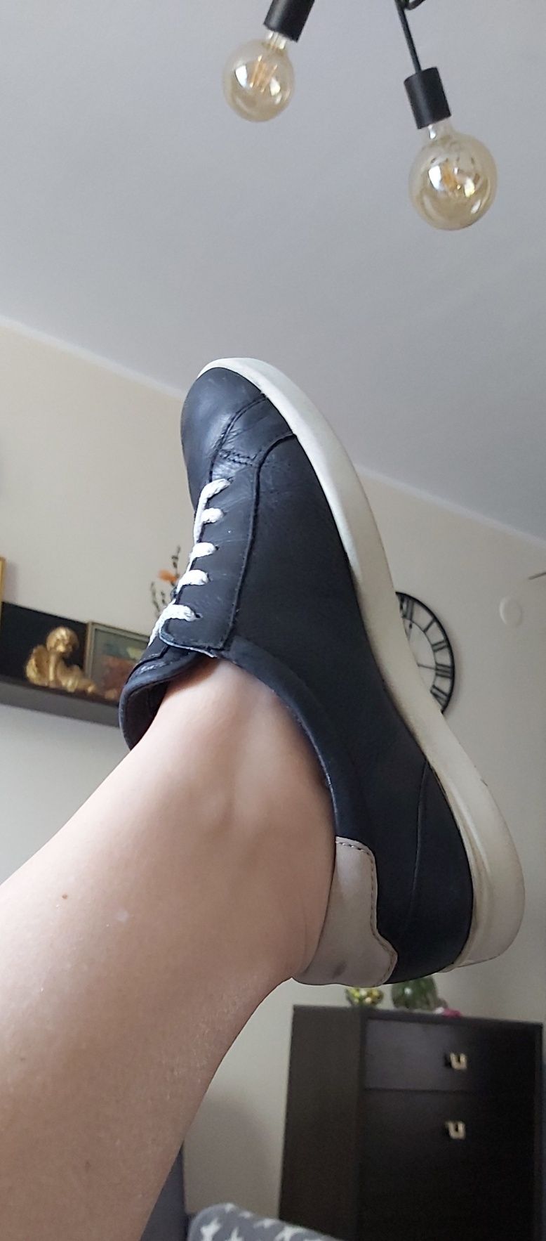Ecco półbuty buty skóra nat. eu 38 cm 25