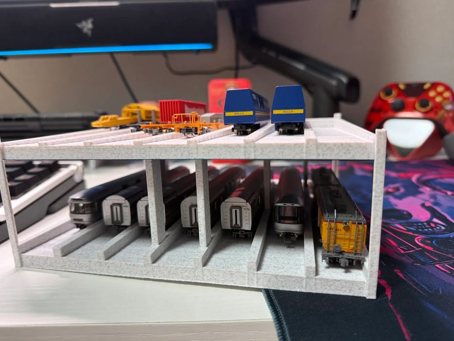 Caixa de Arrumação para Comboios N (Escala N)