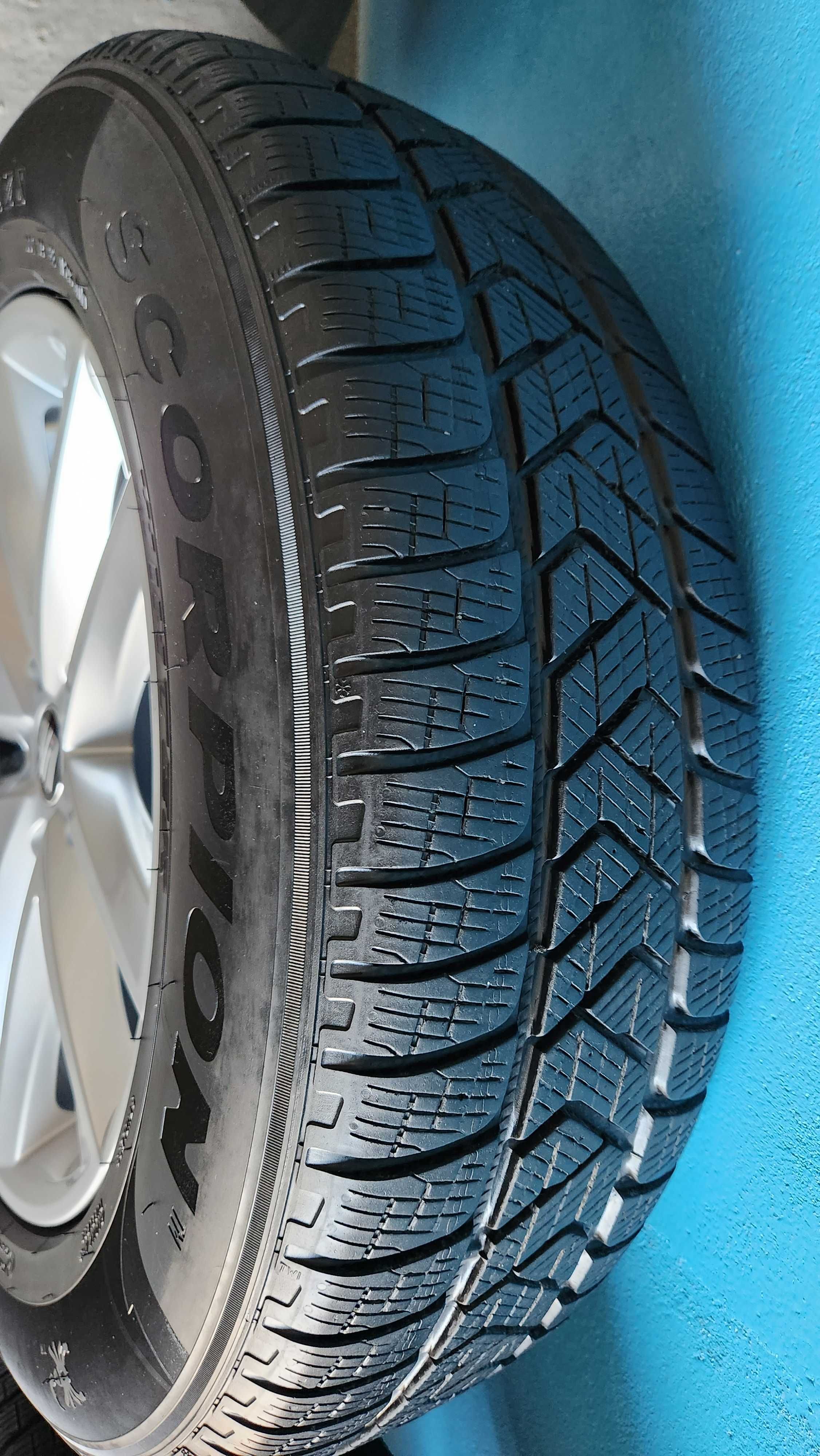 Диски SEAT R17 5x112 (VW Skoda Audi) з шинами PIRELLI Scorpion Winter