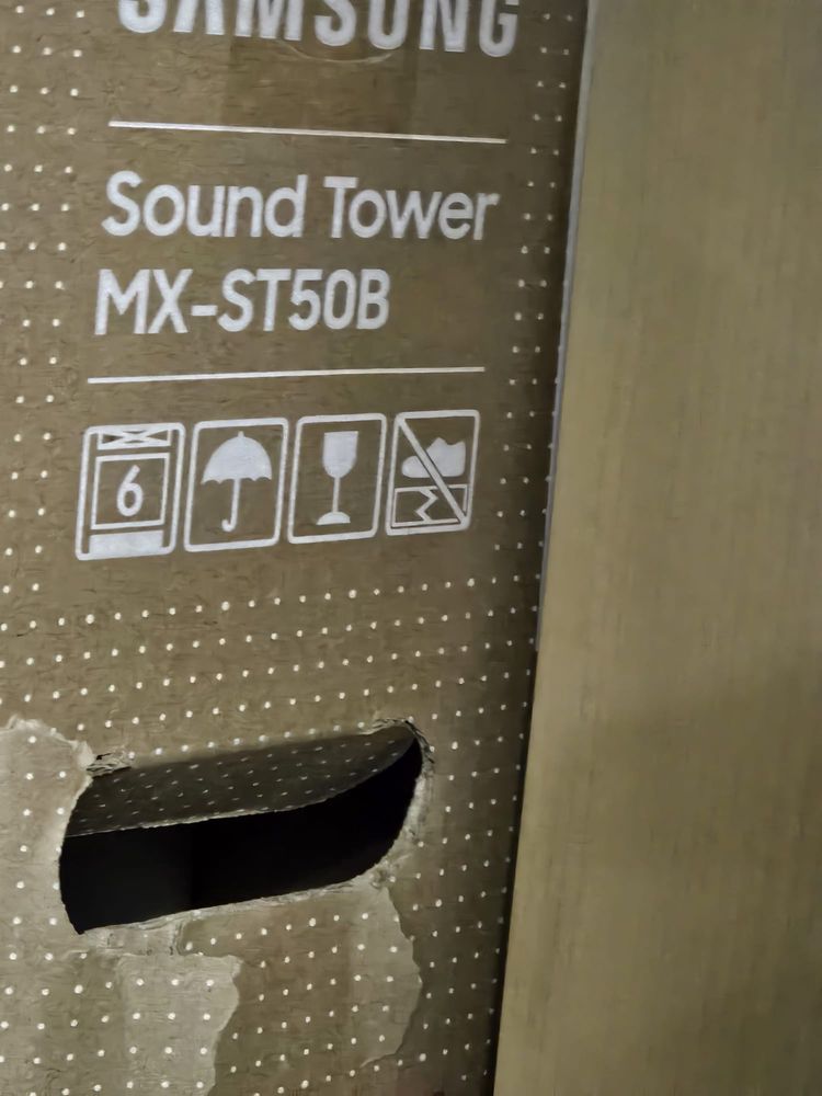 SAMSUNG Sound Tower MX-ST50B. NOVO. Valor fixo