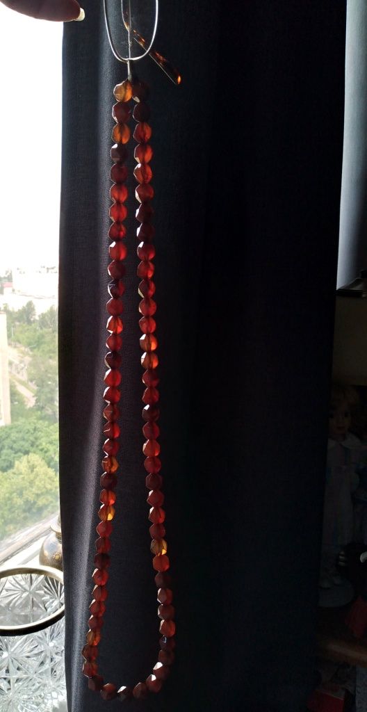 Бусы из сердолика натуральные камни