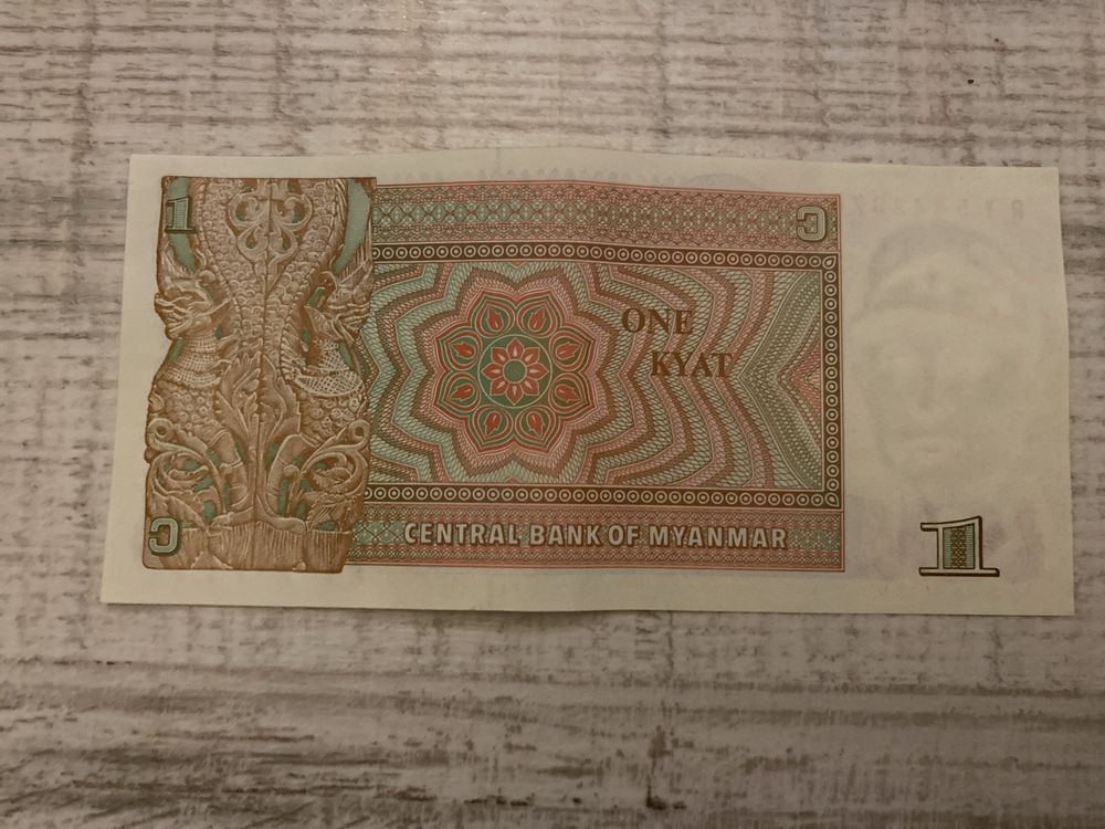 Banknot z Myanmaru