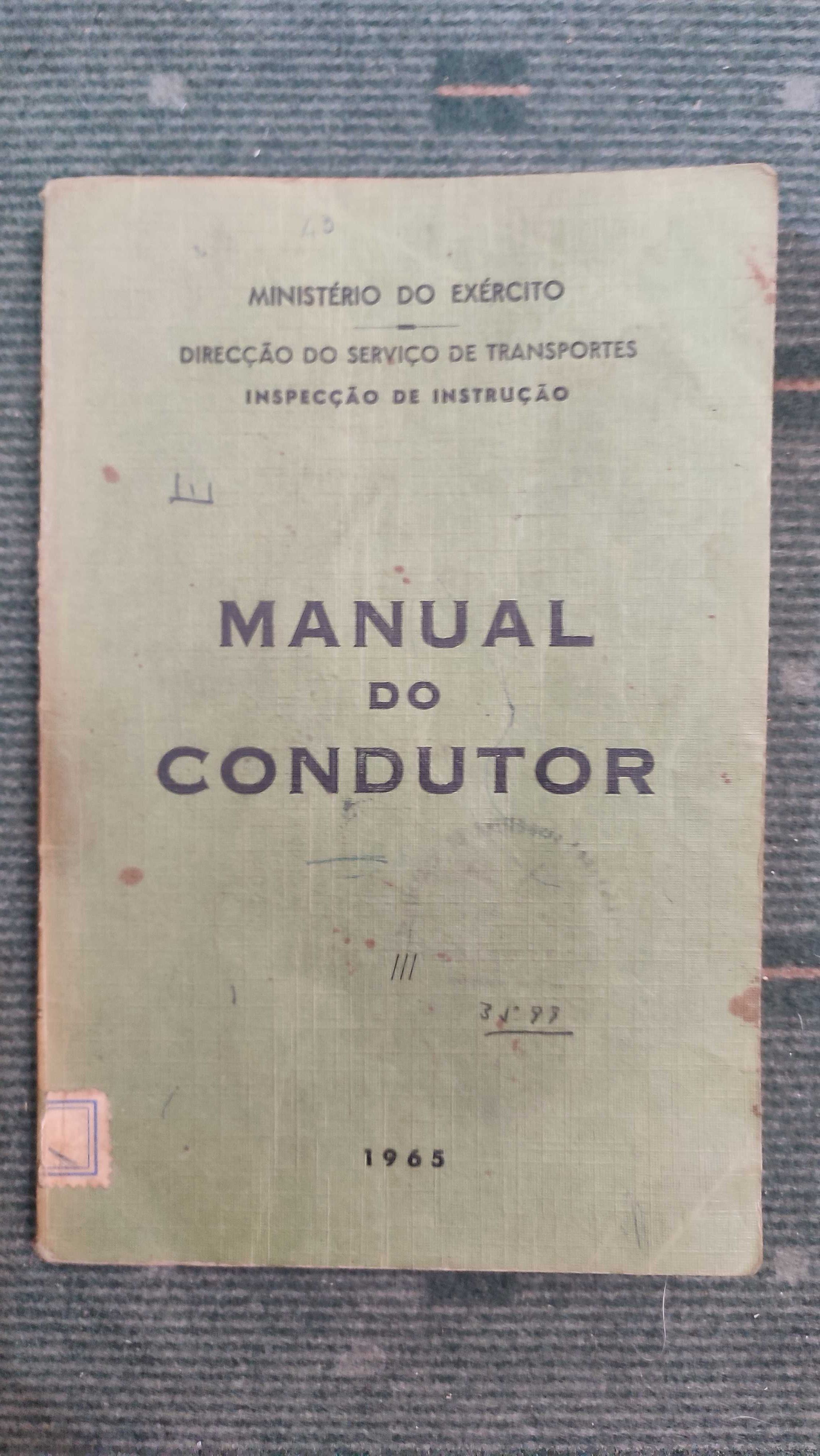 Manual do Condutor Ministério do Exército, 1965