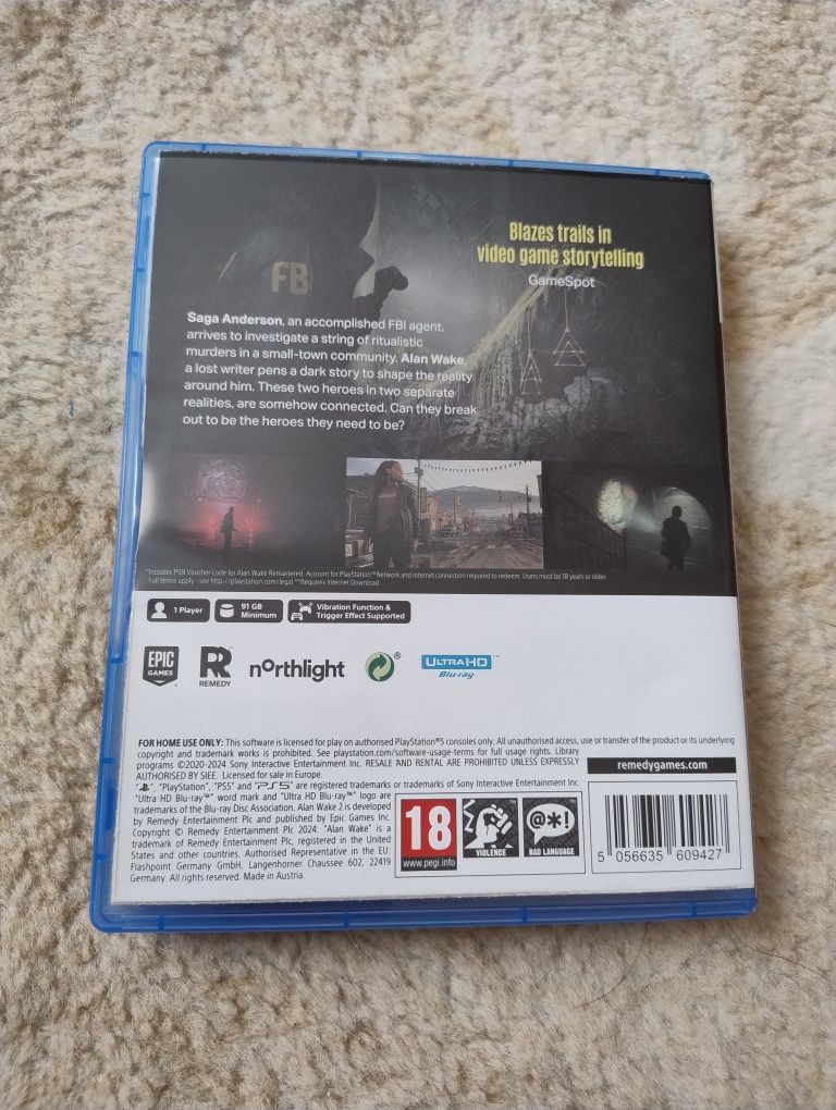 Gra PS5 Alan Wake II (polskie napisy)