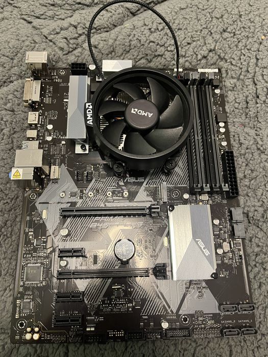 Продам комплект після абгрейду, ryzen 5 3600, asus prime b450 plus