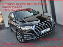 98 tyś km !!! Audi Q7 45 TDI Quattro Alcantara - 100% Bezwypadkowa !