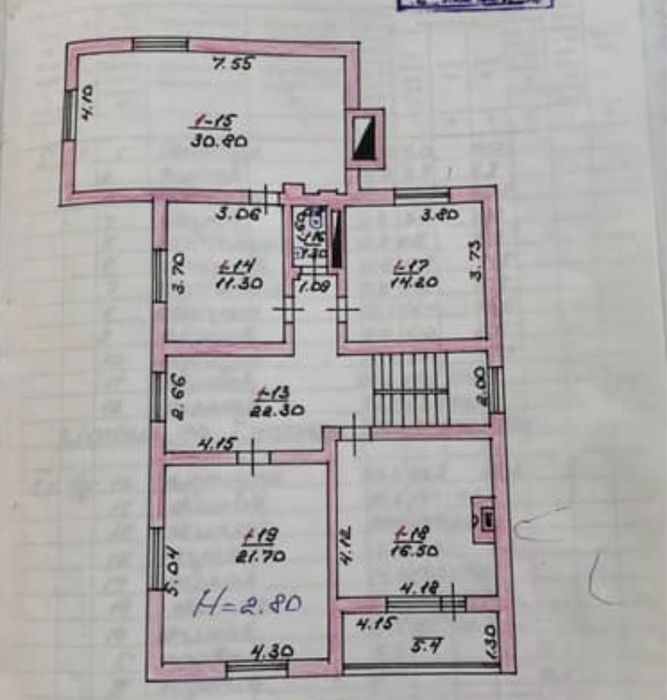 Продам шикарный 2х этажный дом, с.Червоные Поды
