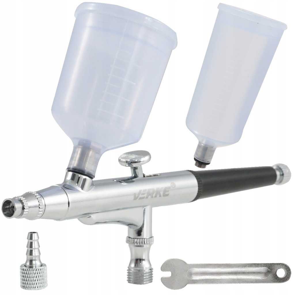 Aerograf malarski pistolet lakierniczy precyzyjny modelarski 0,3
