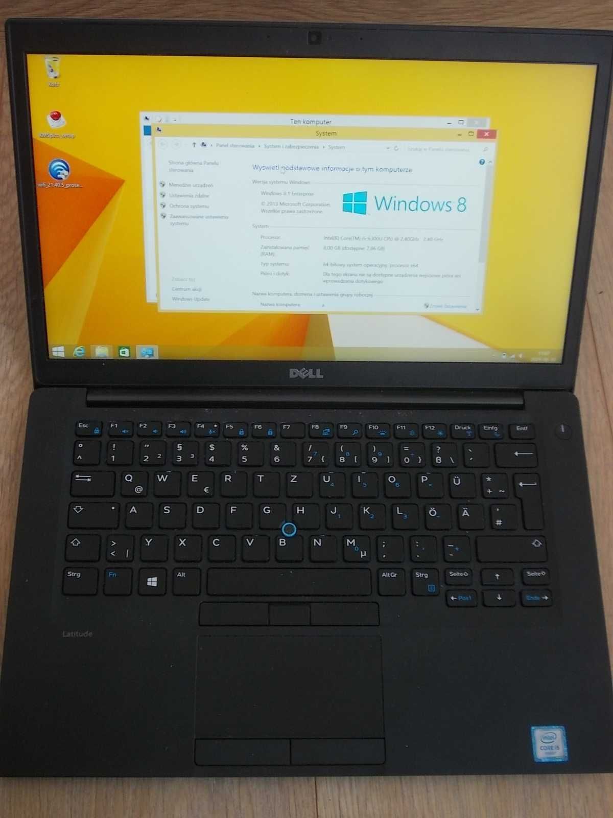 Dell Latitude E7480 Core i5-6300U 8GB DDR4 256GB SSD