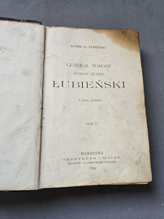 Łubieński w twardej Oprawie