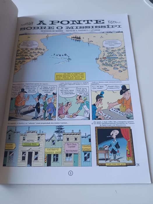 Ponte sobre o mississipi Lucky luke