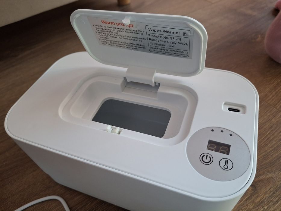 Wipe warmer podgrzewacz do chusteczek na z usb wyświetlacz