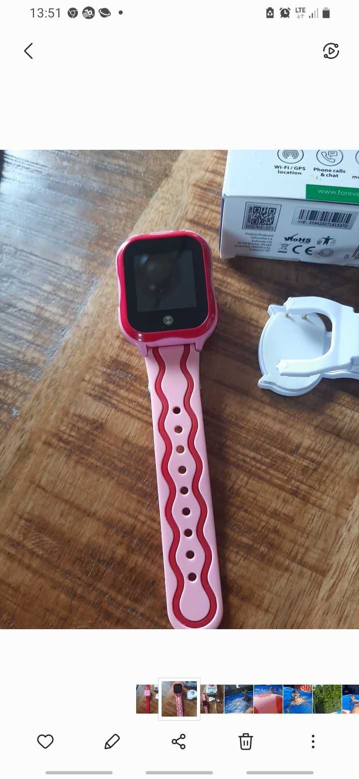 Zegarek Smartwatch Forever Kids Watch SEE ME  kolor Różowy