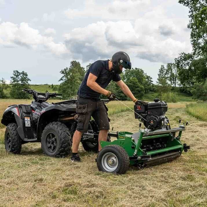 Kosiarka ATV 120 z otwieraną klapą,silnik Briggs & Stratton