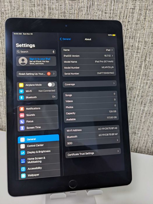 Apple iPad Pro 9.7 2017 на 128Gb #125