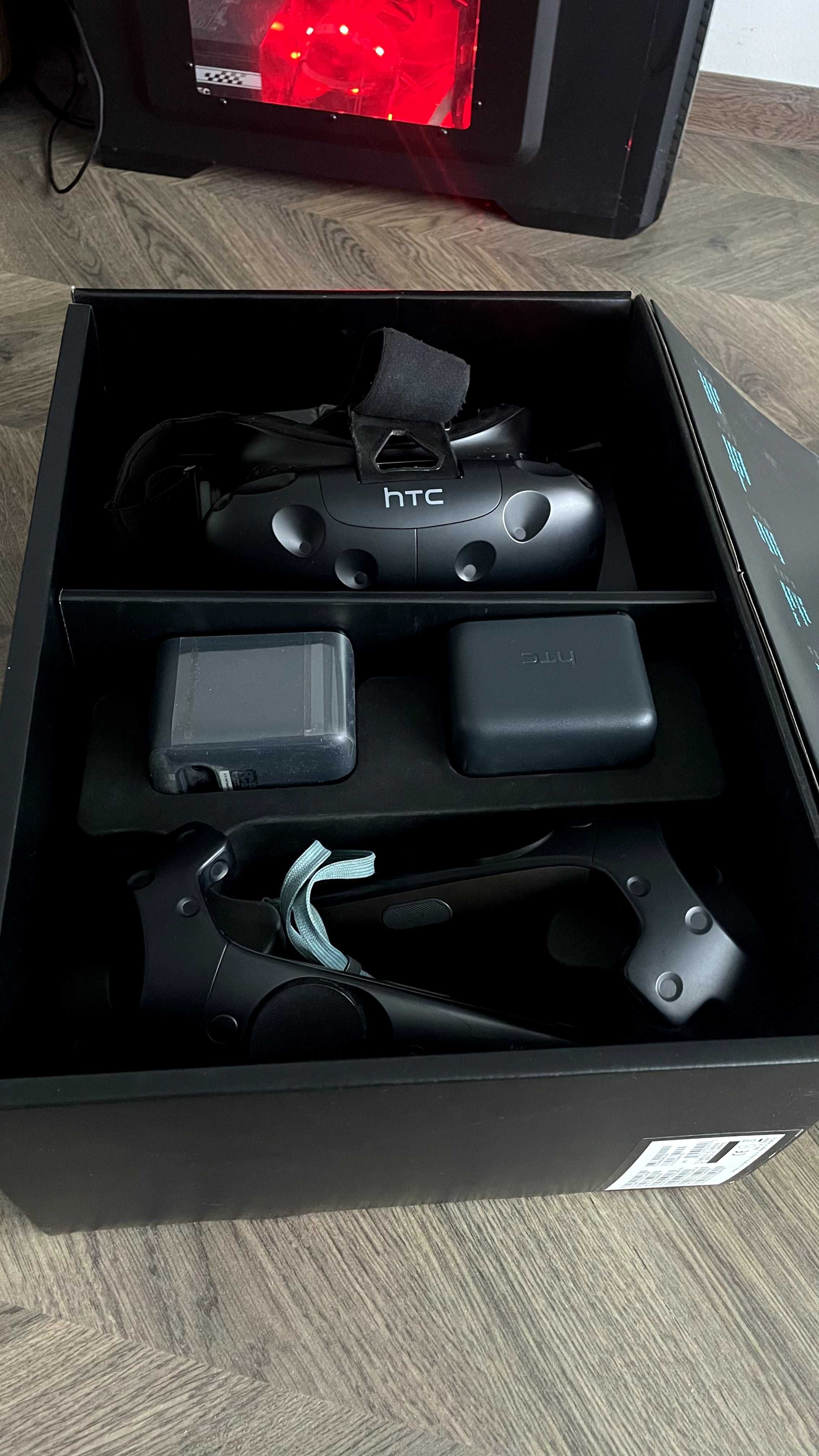 Повний комплект віртуальної реальності HTC Vive (накладка обшита)