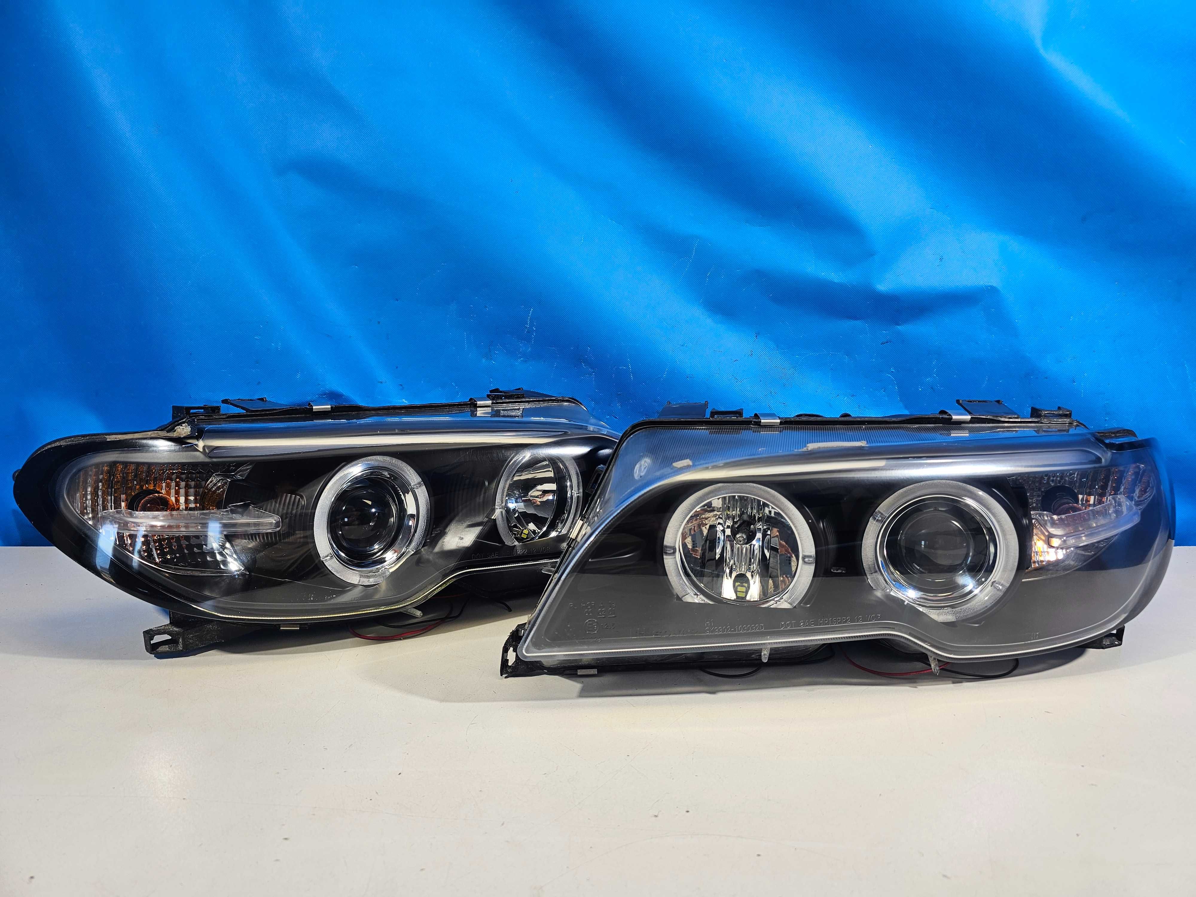 BMW E46 Lift Coupe Cabrio Lampy Przód Przednie RINGI Lewa+Prawa Europa