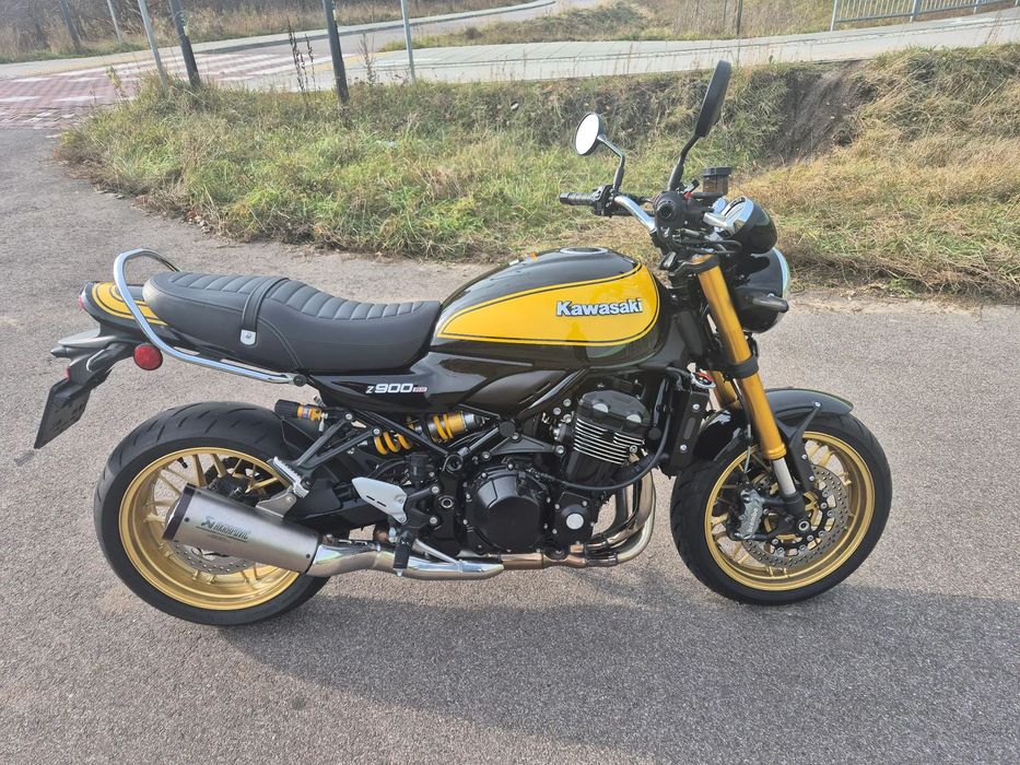 Kawasaki Z 900 RS Salon PL, 1-rej 2024, 1000% bezwypadkowy, Ohlins, Akrapovic