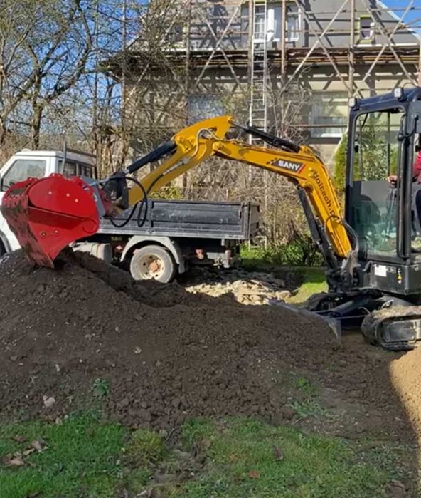 Łyżka przesiewająca PRZESIEWAMY.PL Model 4x85 dla maszyn 4t - 6t
