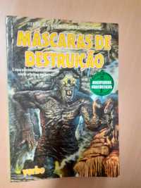 Livro  "Máscaras de destruição" (não tem nada riscado)