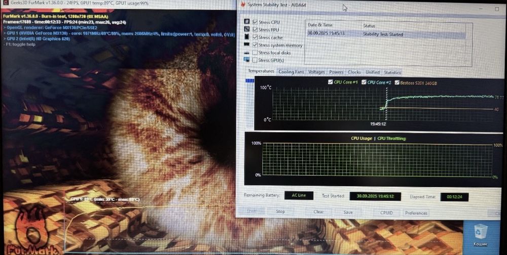 Ігровий ноутбук. nVidia MX130 2Gb, i5 7200u, 8Gb DDR4, SSD240Gb.