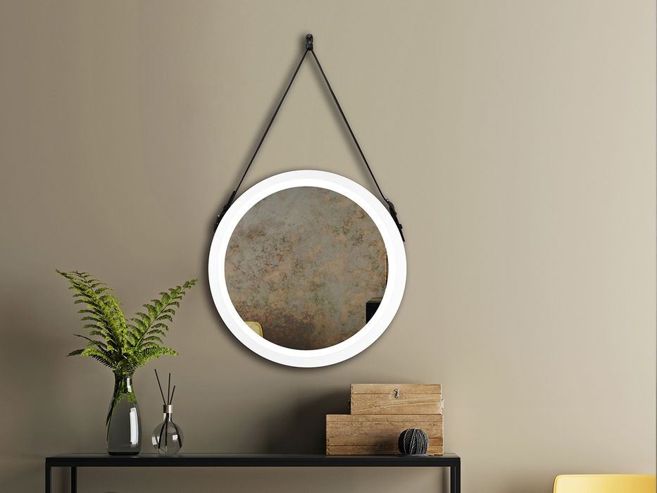 Nowe Lustro okrągłe łazienkowe 75 cm