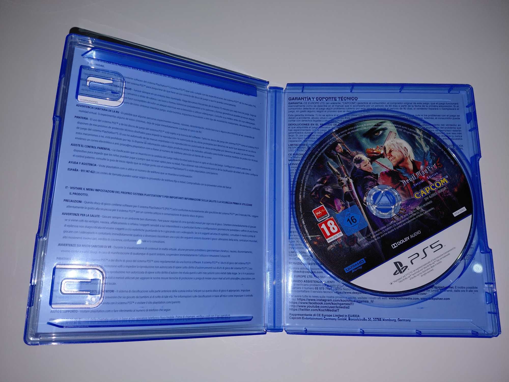ps5 DEVIL MAY CRY 5 SPECIAL EDITION PL po polsku klasyk slasher