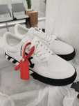 Off-White Low Vulcanized Canvas Sneakers White Black Ice 41 e 42